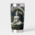 Serene Tranquil Buddha Fountain  Insulated Tumbler