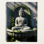 Serene Tranquil Buddha Fountain  Planner