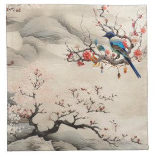 Serene Tranquility Japanese theme Cloth Napkin