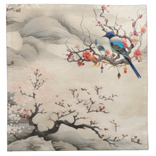Serene Tranquility Japanese theme Cloth Napkin