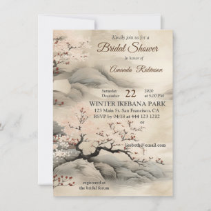 Serene Tranquility Japanese theme Invitation