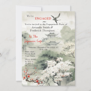 Serene Tranquility Japanese theme Invitation