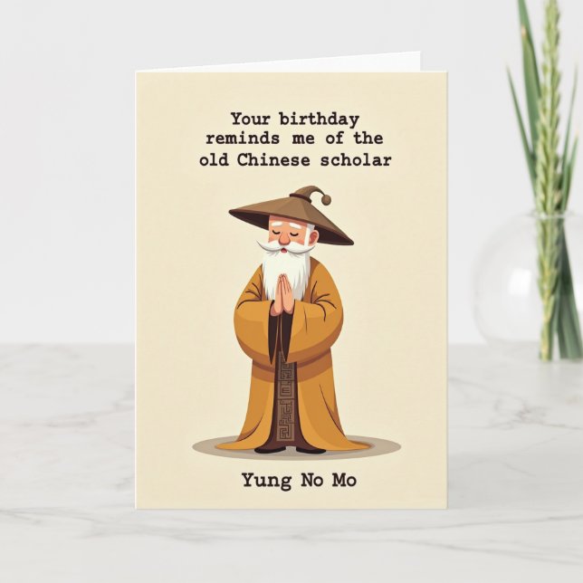 Serene Venerable Birthday Card (Front)