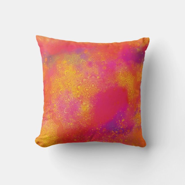 Serene Watercolor Texture Pillows  (Front)
