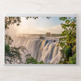 Serene Waterfall in Lush Greenery HP Laptop Skin