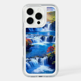 Serene Waterfall Landscape iPhone 16 Plus Case