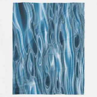 Serene Waves Fleece Blanket