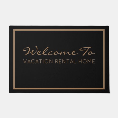 Serene Welcome Vacation Rental Door Mat