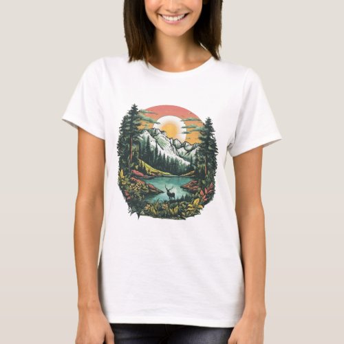 Serene Wilderness T_Shirt