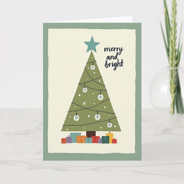 Serene Winter Tree Card (Front)