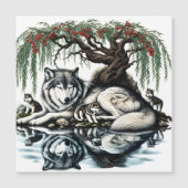 Serene Wolf Family Oasis in Idyllic Nature (Front)