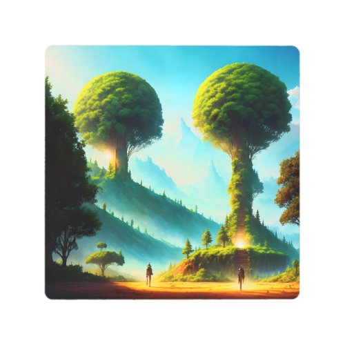 Serene Wonderland 1 Metal Print