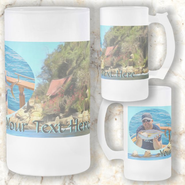 Serene Yelapa 0758 Frosted Glass Beer Mug (Creator Uploaded)