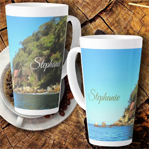 Serene Yelapa 0758 Latte Mug