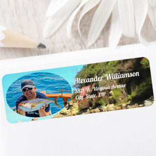 Serene Yelapa Fishing 0758 Address Label