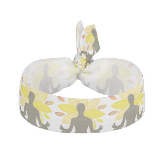 Yoga Pose Hair Ties Ribbons Zazzle