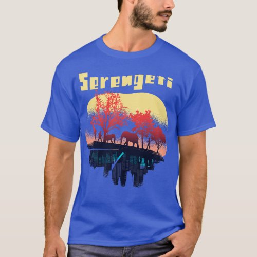 Serengeti Africa Safari Elephant National Park Big T_Shirt