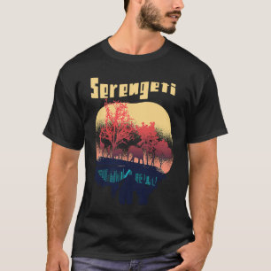 Serengeti Africa Safari Elephant National Park Big T-Shirt