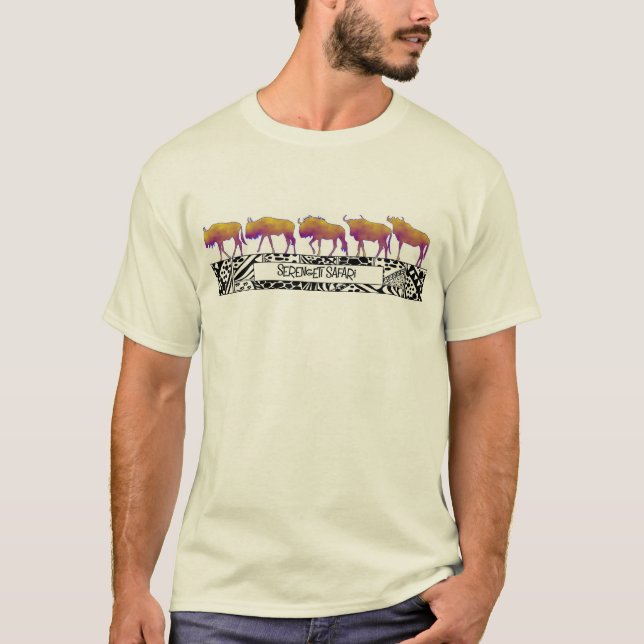 Serengeti Africa Safari Tshirt (Front)