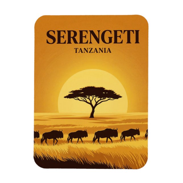 Serengeti, Arusha, Mara Magnet (Vertical)