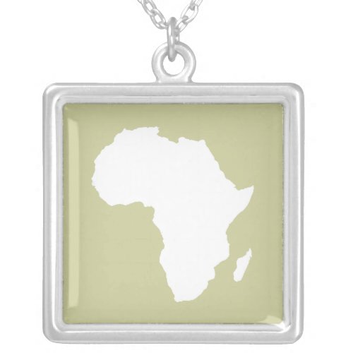 Serengeti Audacious Africa Silver Plated Necklace