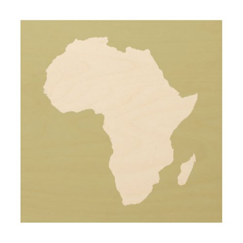 Serengeti Audacious Africa Wood Wall Decor