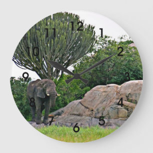Serengeti Kopje — Tanzania, Africa Large Clock