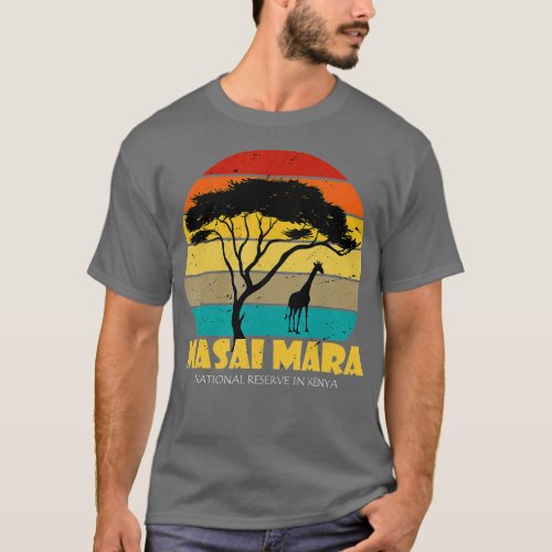 Serengeti Masai Mara National reserve Kenya Safari T_Shirt