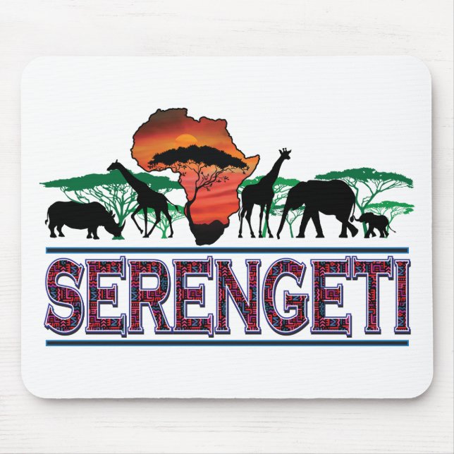 Serengeti Mouse Pad (Front)