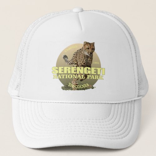 Serengeti National Park Cheetah WT Trucker Hat