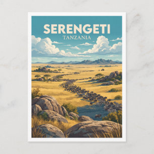Serengeti National Park Seronera Tanzania Postcard