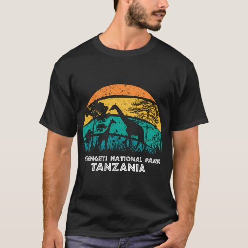 Serengeti National Park Tanzania Africa Safar T_Shirt