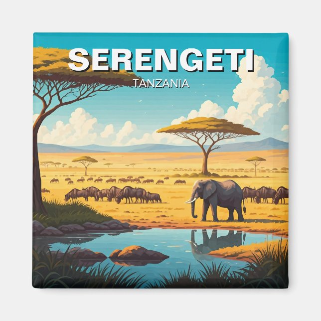 Serengeti National Park Tanzania Magnet (Front)