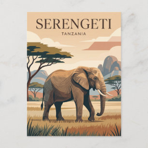 Serengeti National Park Tanzania Postcard