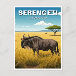 Serengeti National Park Tanzania Postcard