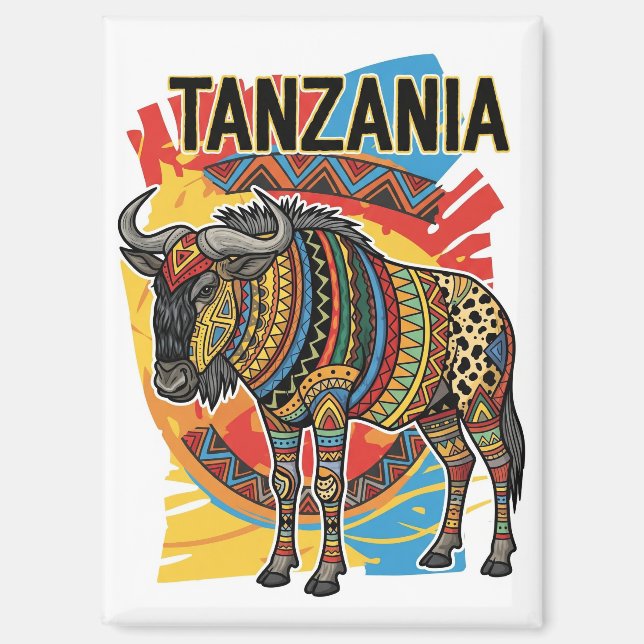 Serengeti National Park Tanzania Postcard Magnet (Front)