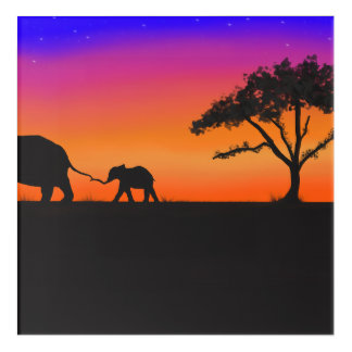 Serengeti Nights Acrylic Print