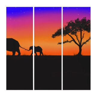 Serengeti Nights Triptych