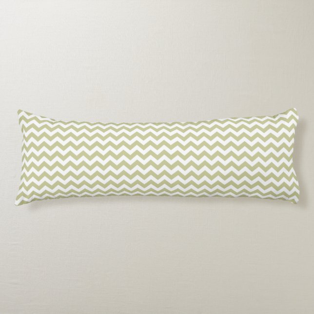 Serengeti Safari Chevron Body Pillow (Front)