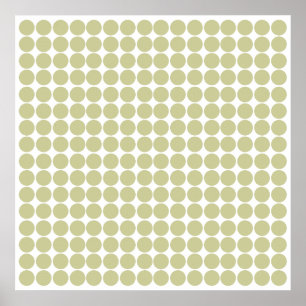 Serengeti Safari Dot Poster