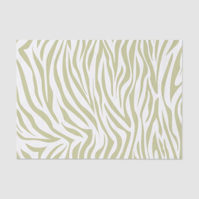 Serengeti Safari Zebra Tissue Paper (Front)