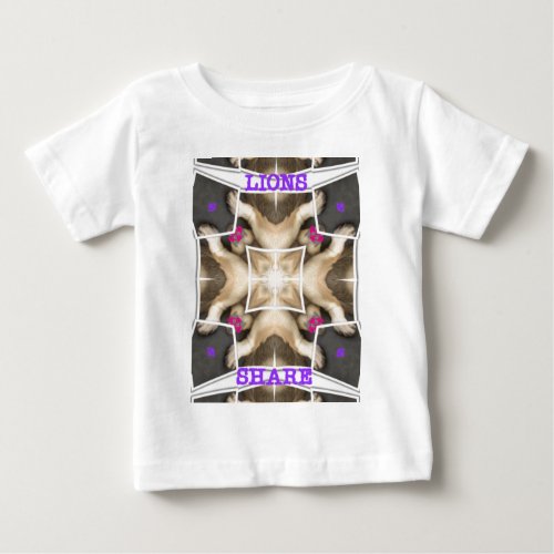 Serengeti Splendor Vibrant Animal Hide Artistry Baby T_Shirt