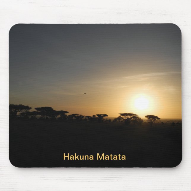 Serengeti Sunset Mouse Pad (Front)
