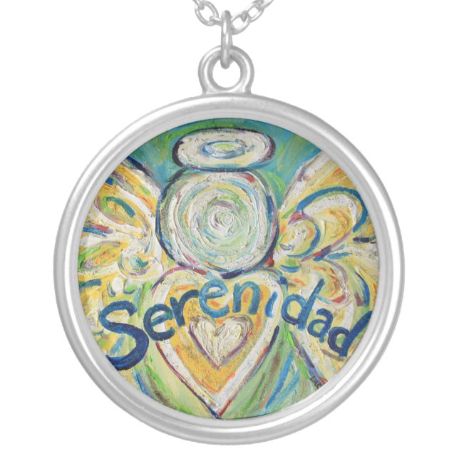 Serenidad Angel Necklace (Front)