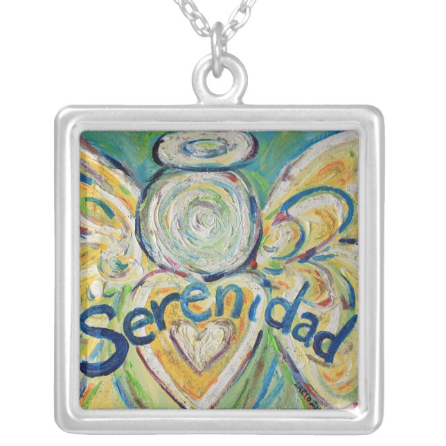 Serenidad Angel Necklace (Front)