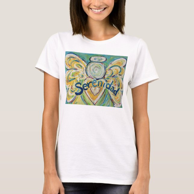 Serenidad Inspiration Angel T-Shirt (Front Side) (Front)