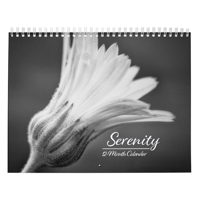Serenity 12-Month Calendar (Cover)