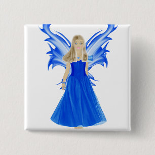 Serenity Angel Button