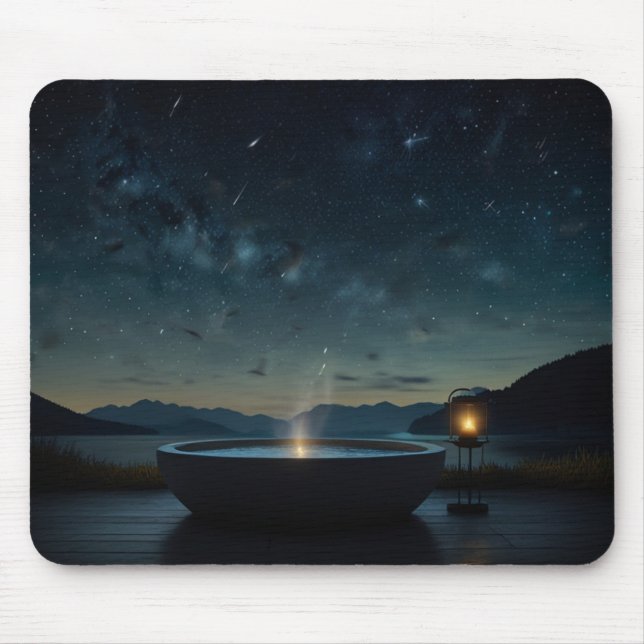 Serenity at Midnight Mouse Pad (Front)