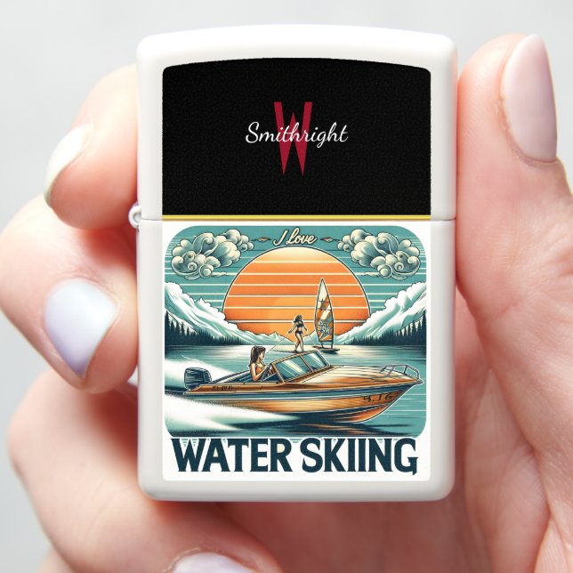 Serenity at Sea  Zippo Lighter (In Hand)